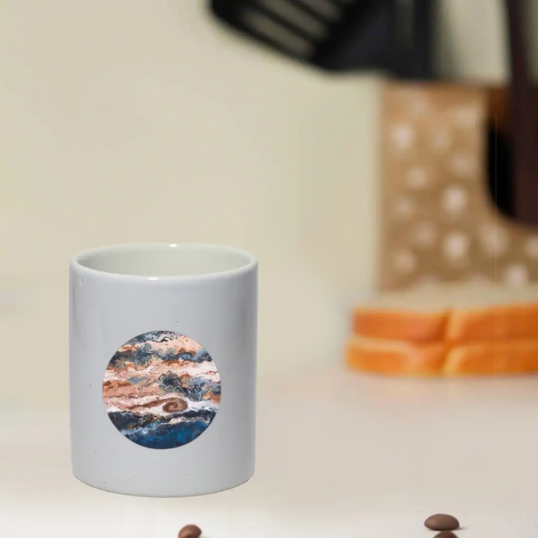 Planet-Inspired Swirl - Mug Infographic