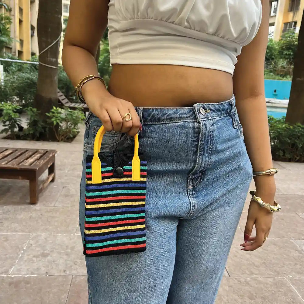 Jute Crossbody Sling Bag for Women Infographic