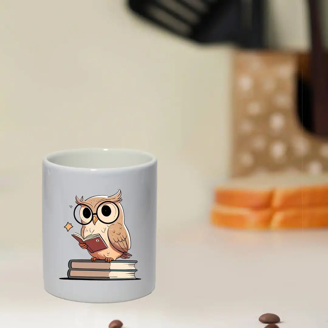 Book Owl - Mug Infographic