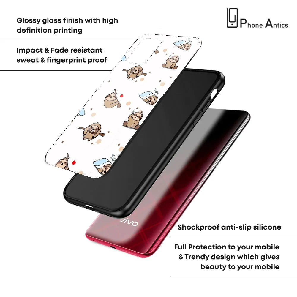 Sloths- Glass Cases For Redmi Poco Models infographic