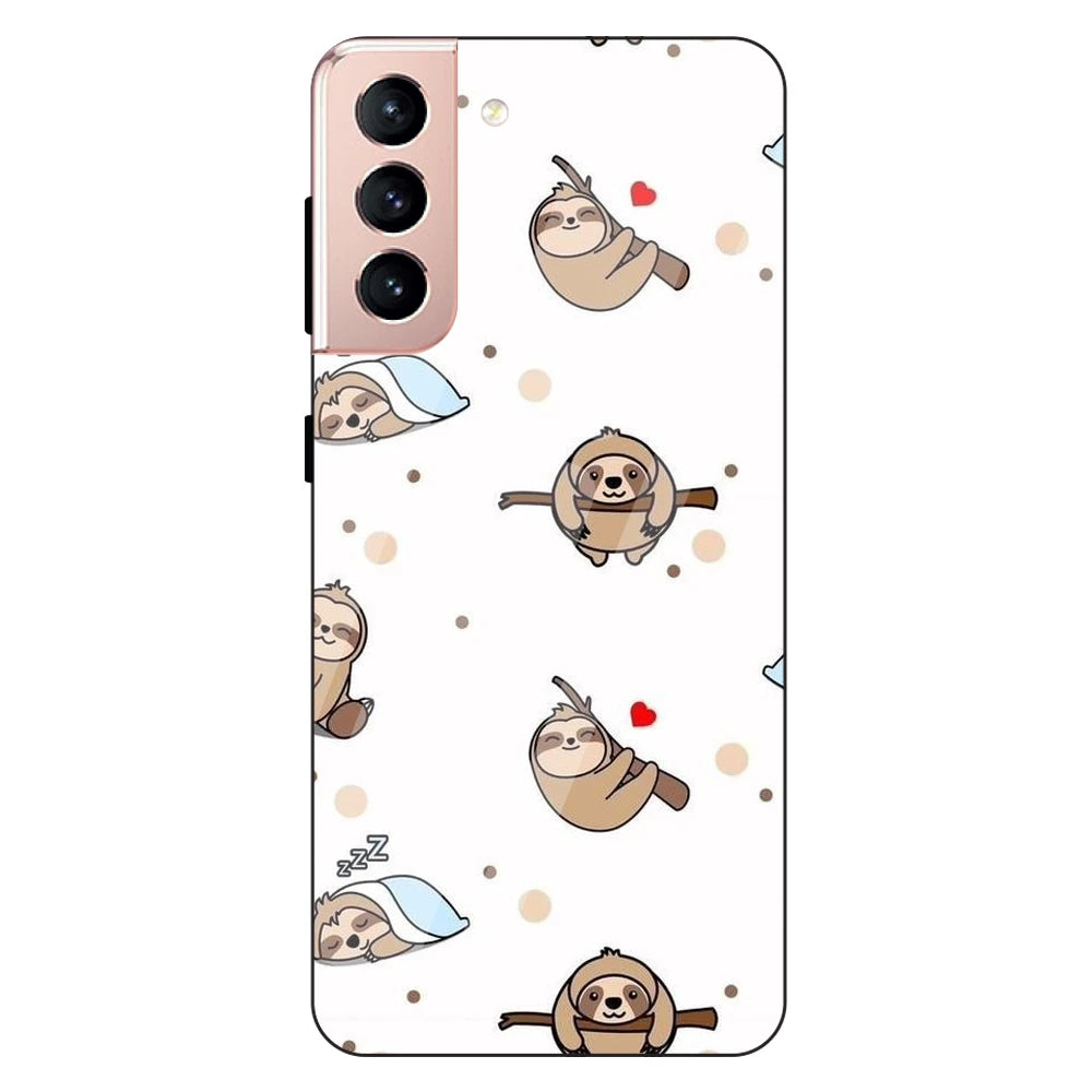 Sloths - Glass Case For Samsung Models