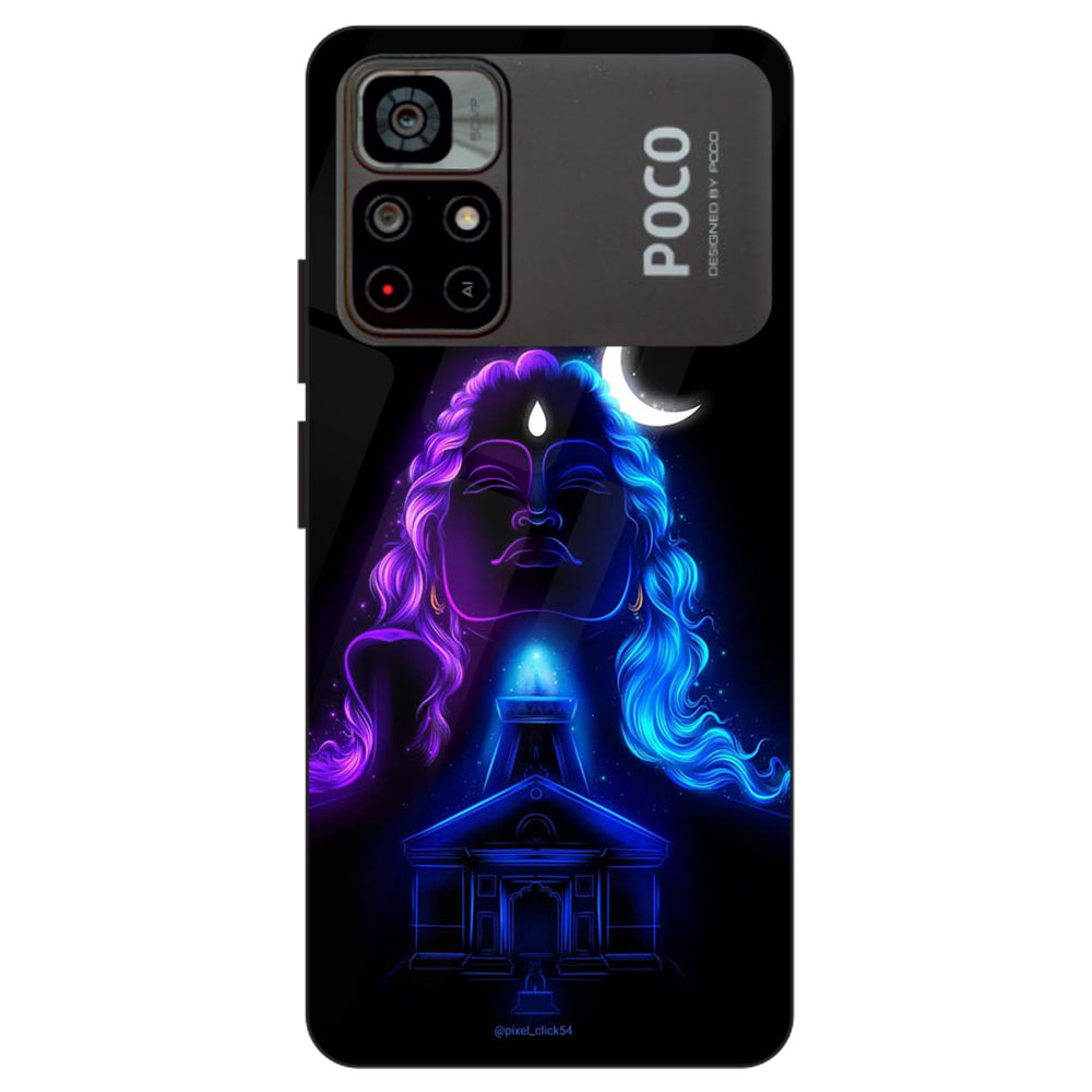 Mahadev - Glass Cases For Poco Models