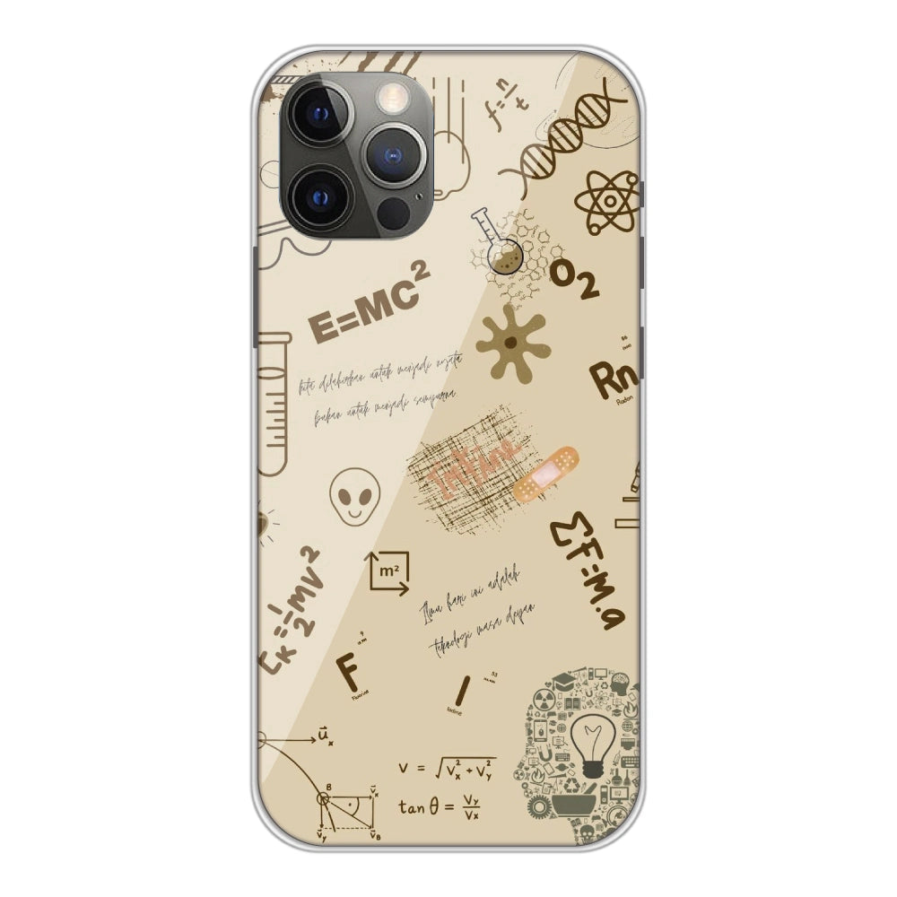 Physics Collage - Printed Silicone Case For Apple iPhone 11 Pro