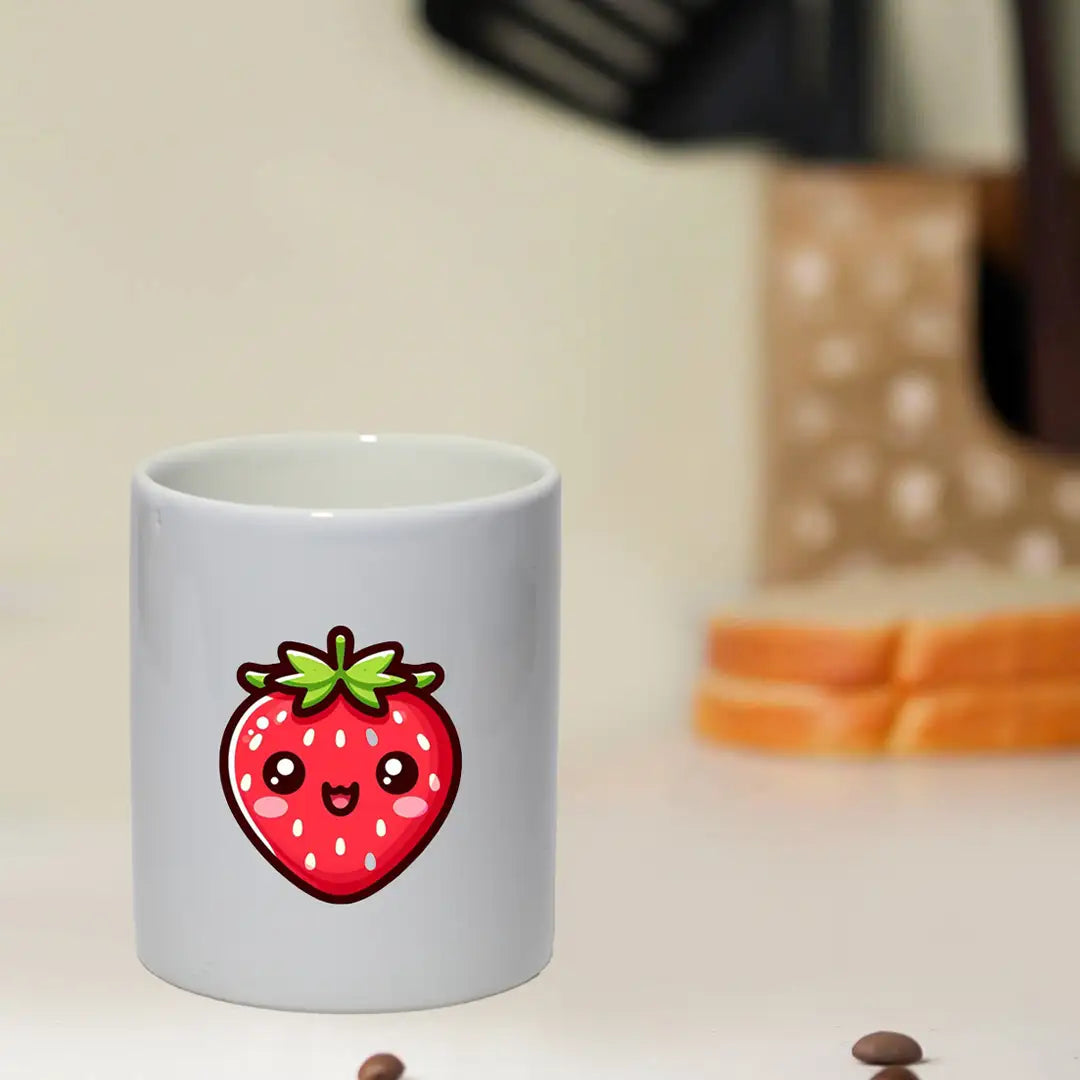 Smiley Strawberry - Mug Infographic
