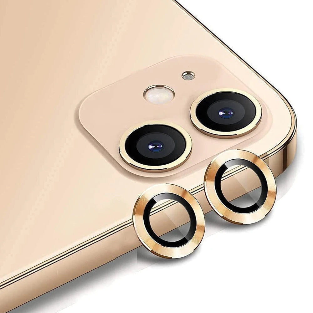 Metallic Camera Lens Protector- Gold iPhone 12