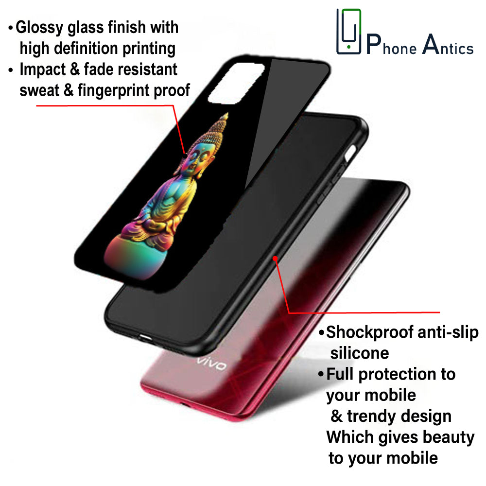 Gautam Buddha - Glass Case For Samsung Models infographic