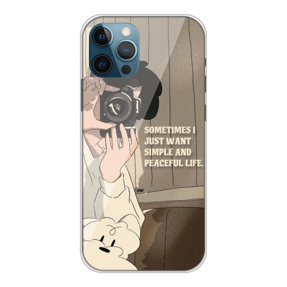 Photographer - Printed Silicone Case For Apple iPhone 12 Pro Max
