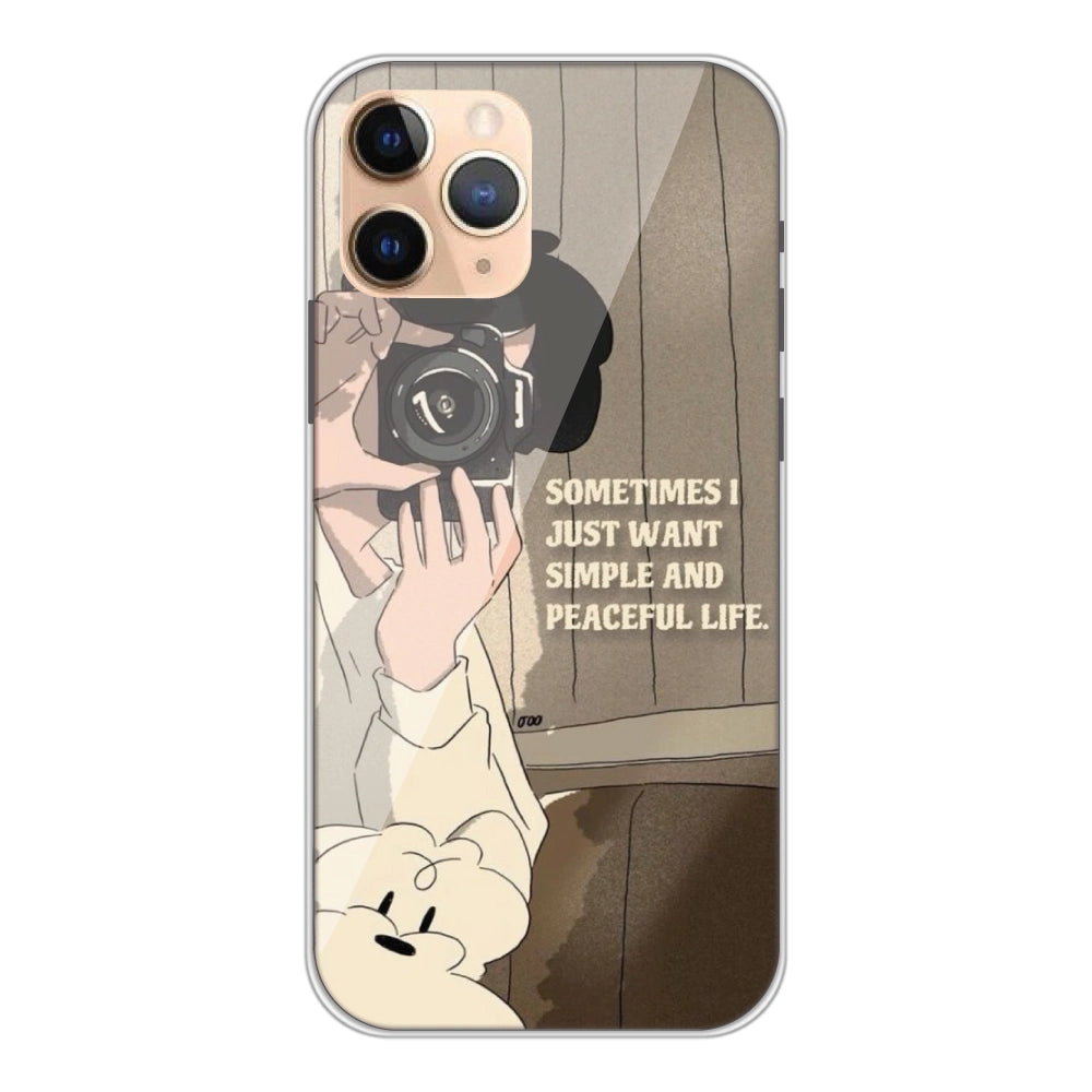 Photographer - Printed Silicone Case For Apple iPhone Models