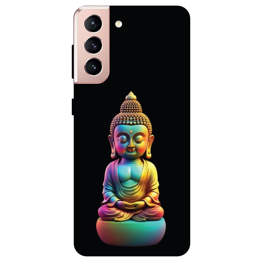 Gautam Buddha - Glass Case For Samsung Models