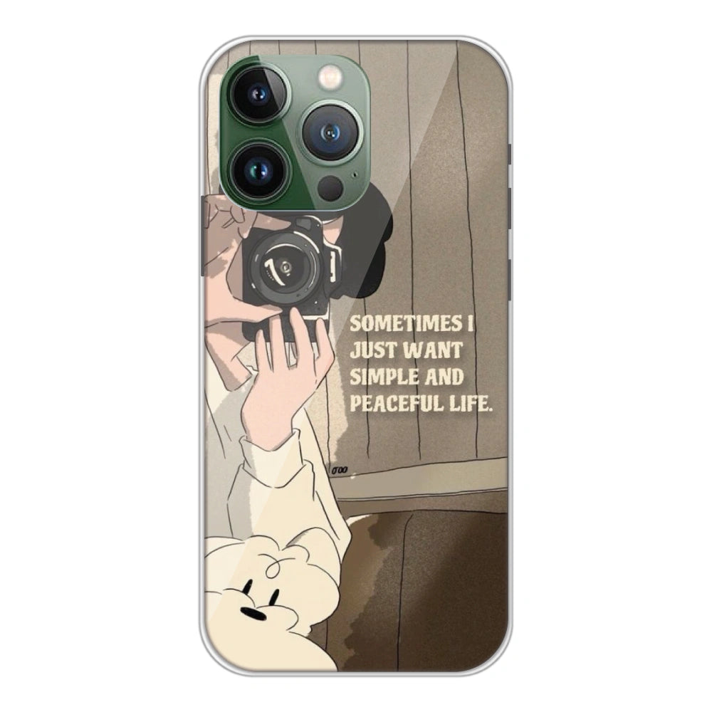 Photographer - Printed Silicone Case For Apple iPhone Models
