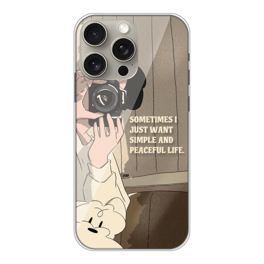 Photographer - Printed Silicone Case For Apple iPhone Models