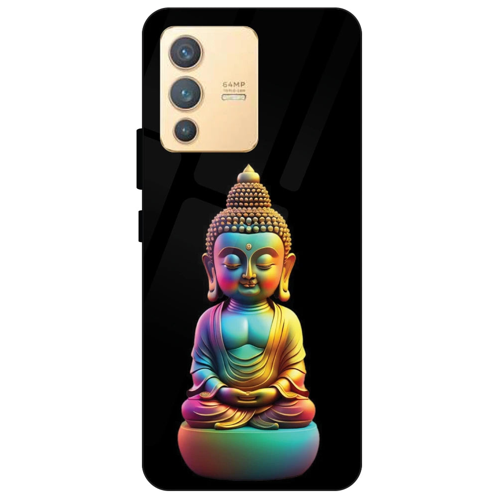 Gautam Buddha - Glass Case For Vivo Models