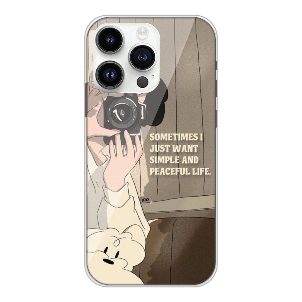 Photographer - Printed Silicone Case For Apple iPhone Models