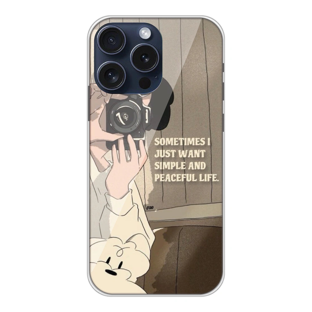 Photographer - Printed Silicone Case For Apple iPhone Models