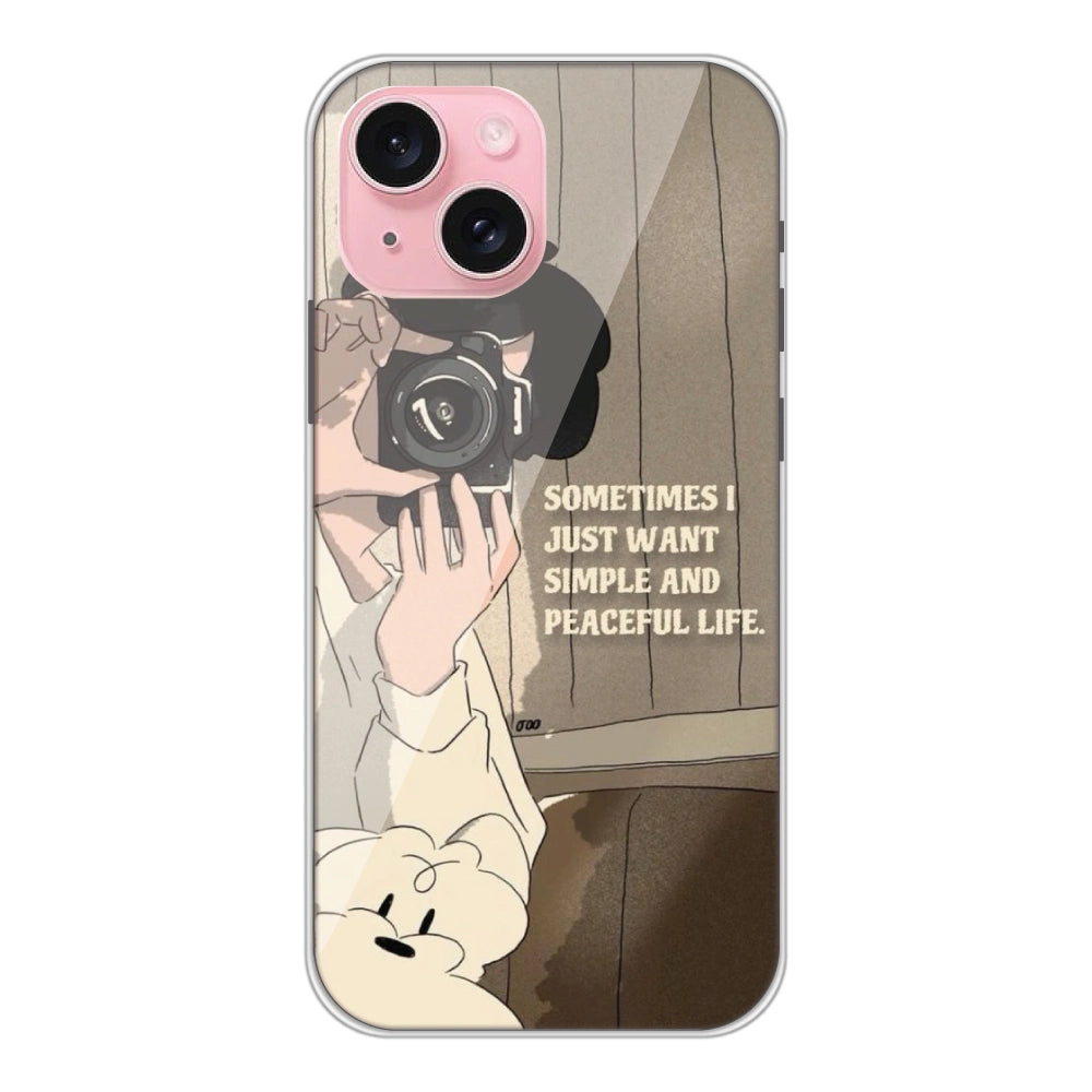 Photographer - Printed Silicone Case For Apple iPhone Models