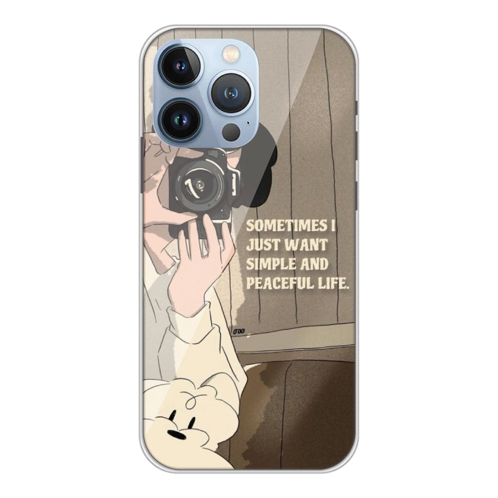 Photographer - Printed Silicone Case For Apple iPhone Models
