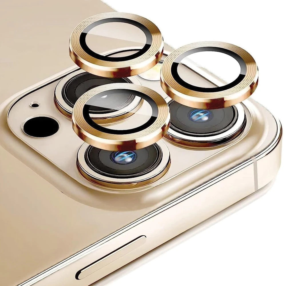 Metallic Camera Lens Protector- Gold iPhone 12 pro