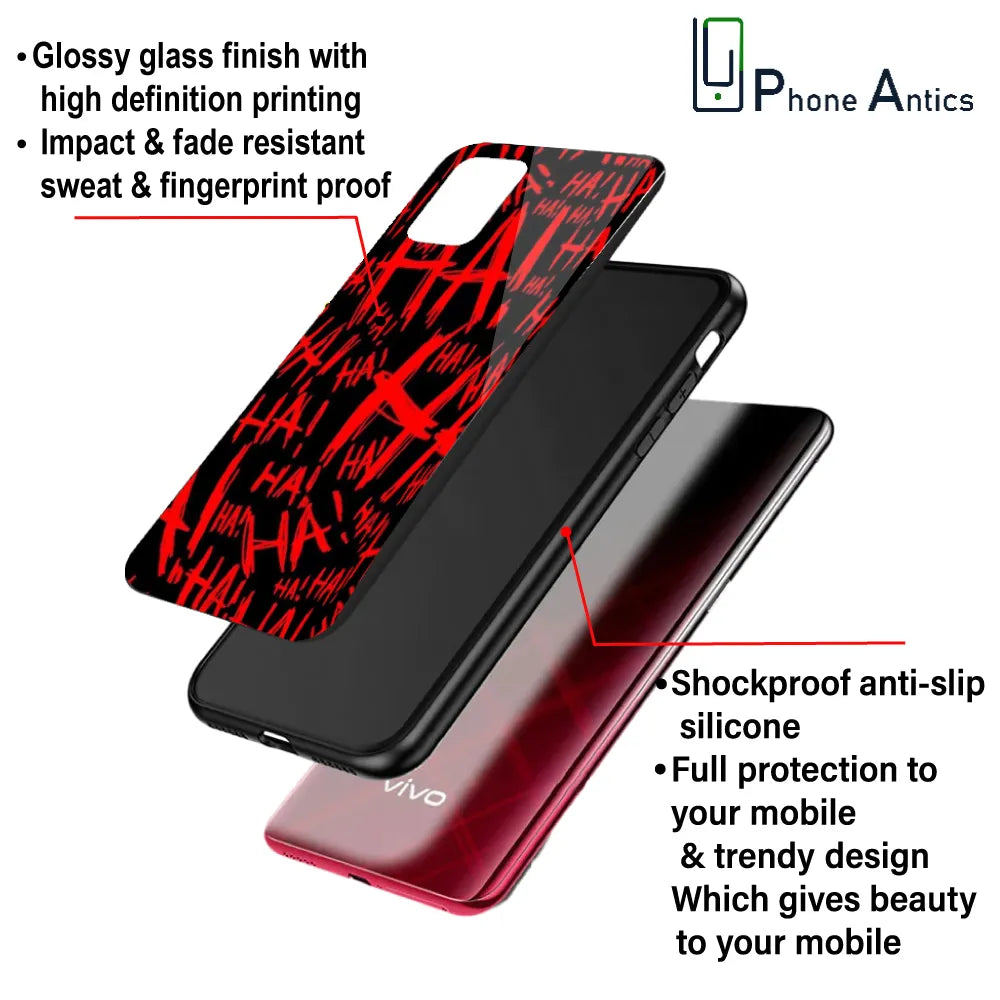 'Ha ! - Glossy Metal Silicone Case For Apple iPhone Infographic