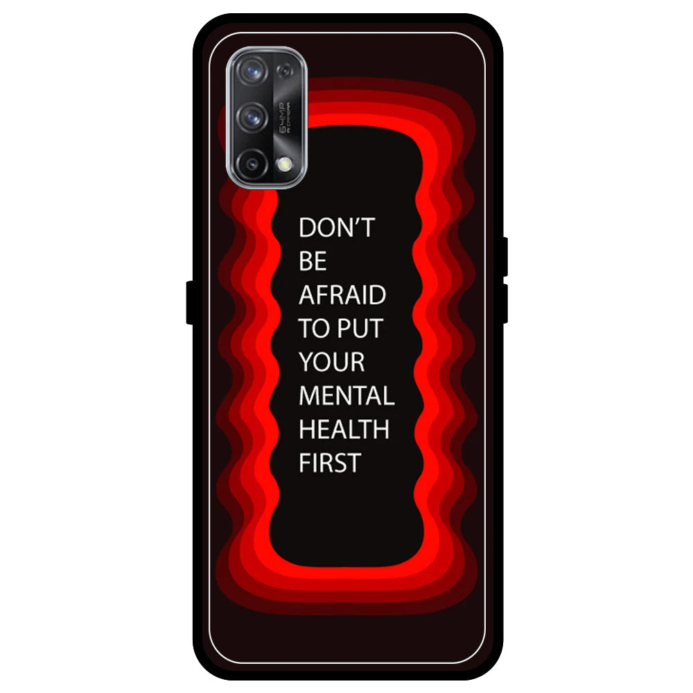 'Don't be Afraid To Put Your Mental Health First' - Red Armor Case For Realme Models Realme X7
