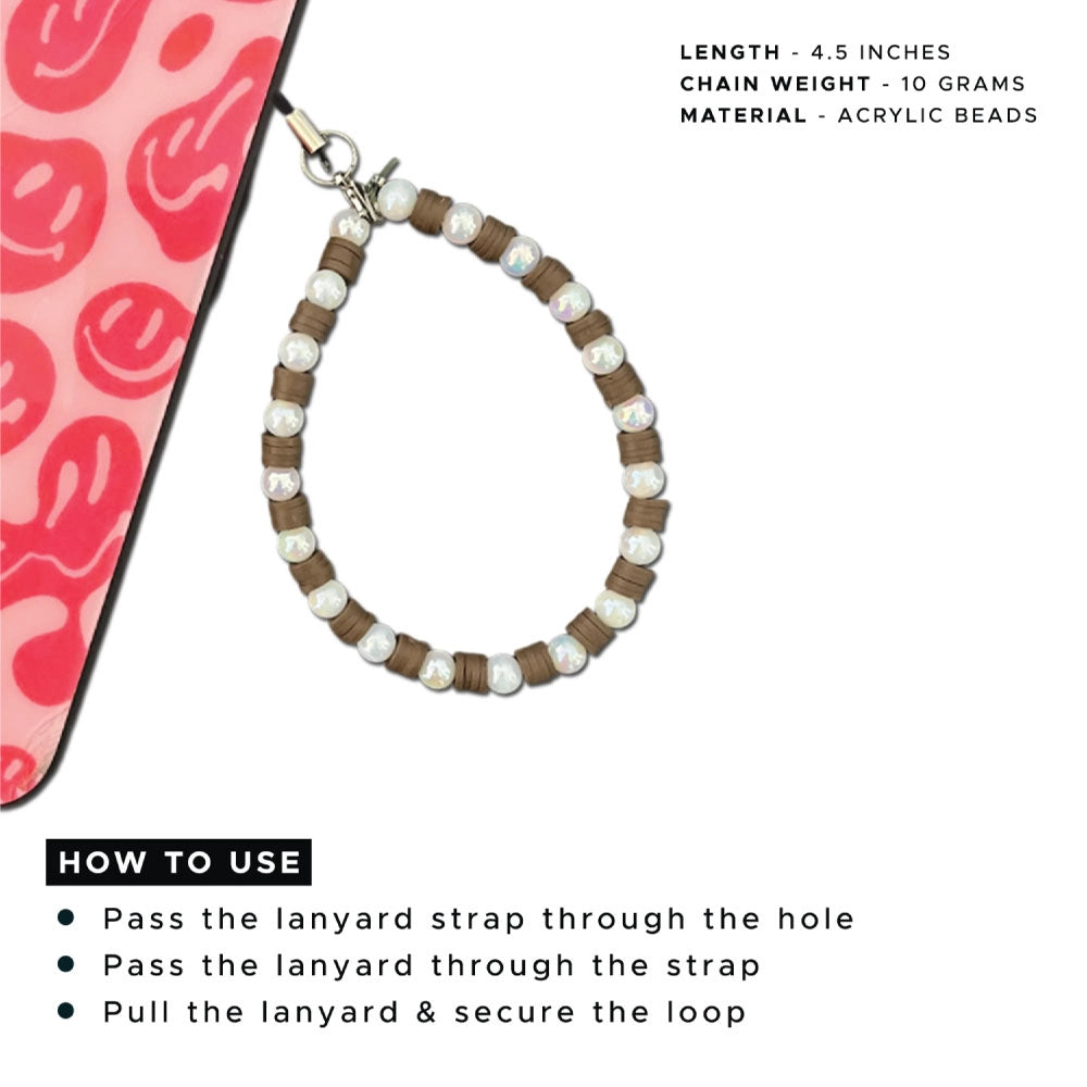 Brown And Lavender - A Combo Of 2 Phone Charms infographic