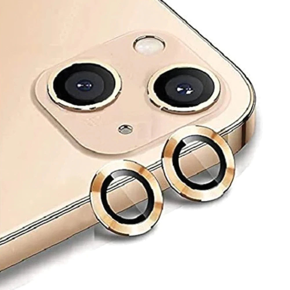 Metallic Camera Lens Protector- Gold iPhone 13 mini