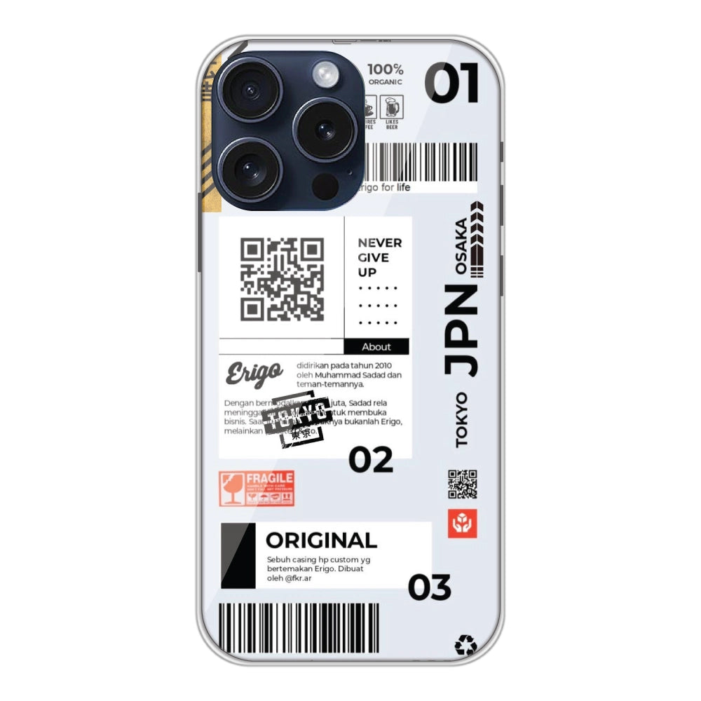 Barcode Labels - Silicone Case For Apple iPhone Models apple iphone 15 pro