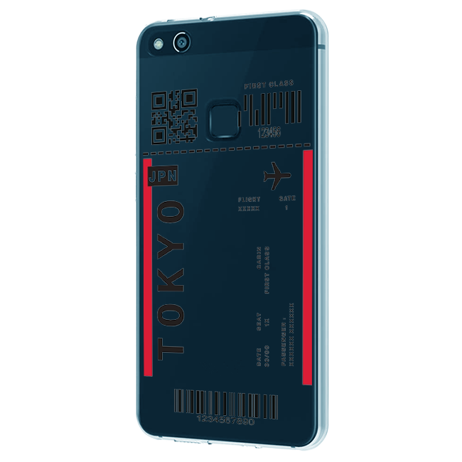 Tokyo Ticket - Clear Printed Case For Apple iPhone Models infographic