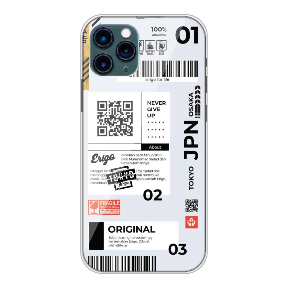 Barcode Labels - Silicone Case For Apple iPhone Models apple iphone 11 pro