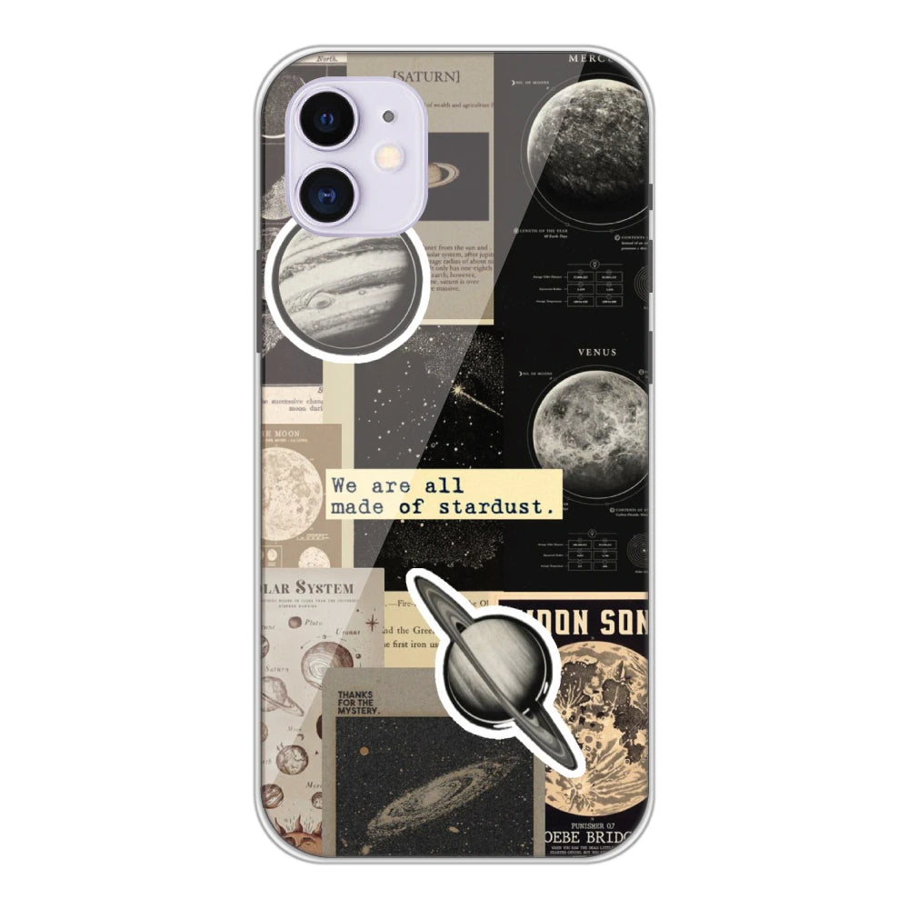 Planets - Printed Silicone Case For Apple iPhone 11