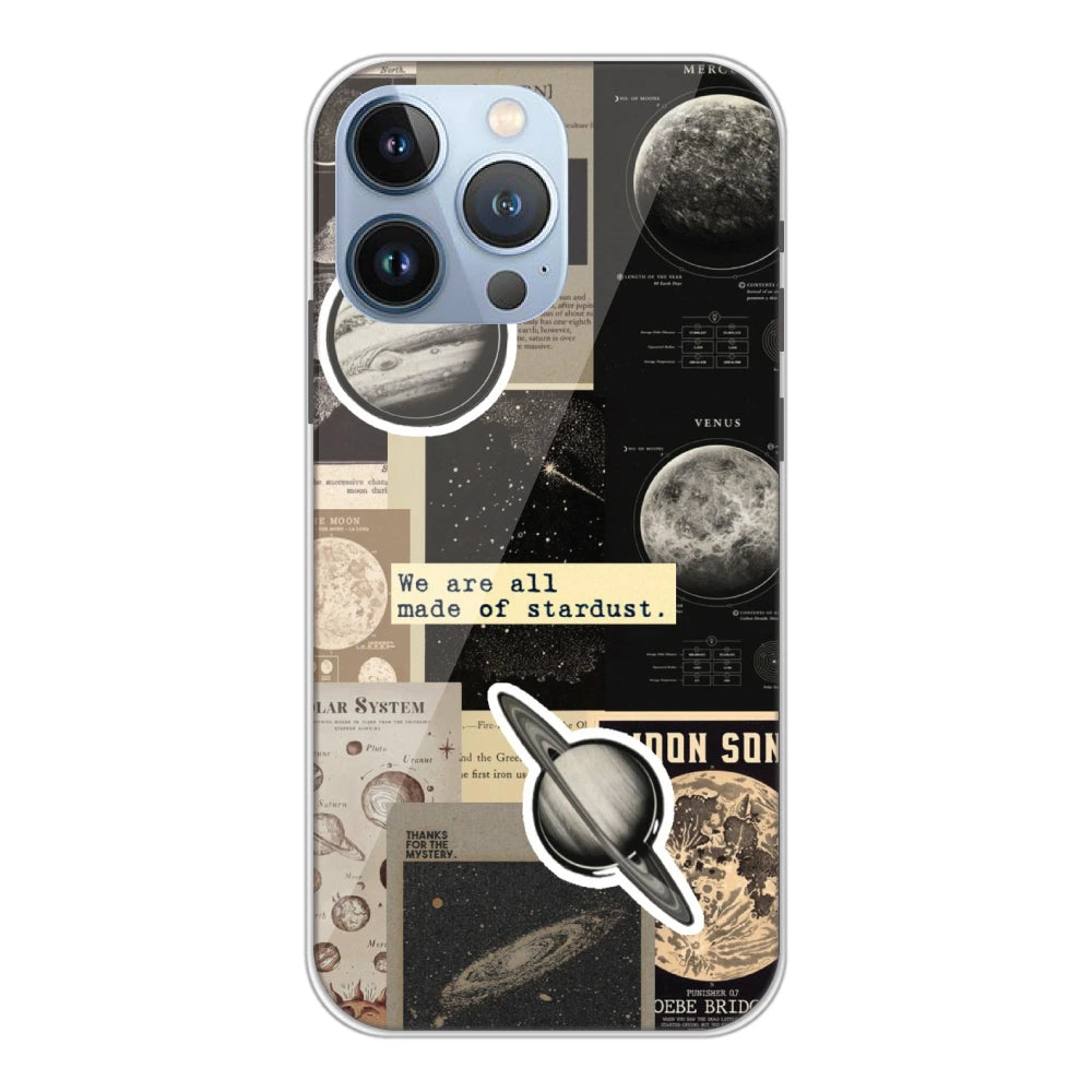 Planets - Printed Silicone Case For Apple iPhone 13 Pro