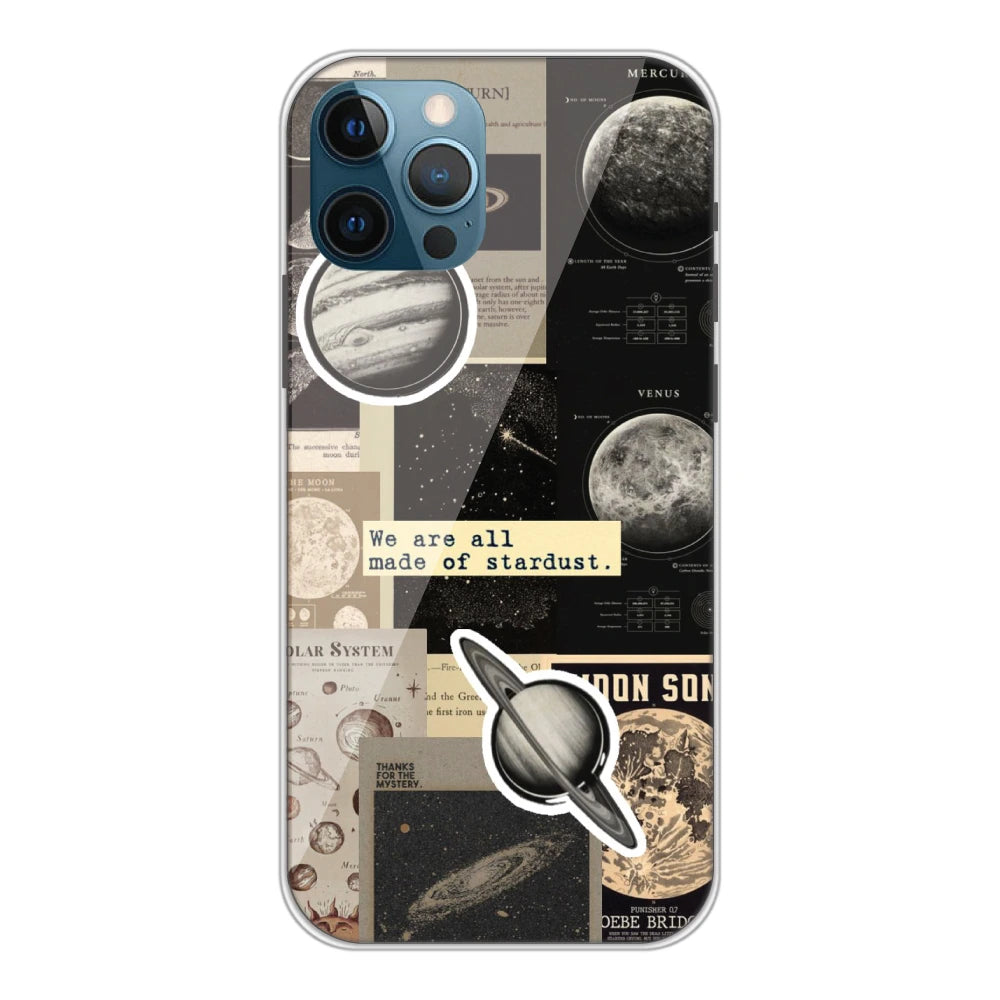 Planets - Printed Silicone Case For Apple iPhone 12 Pro Max
