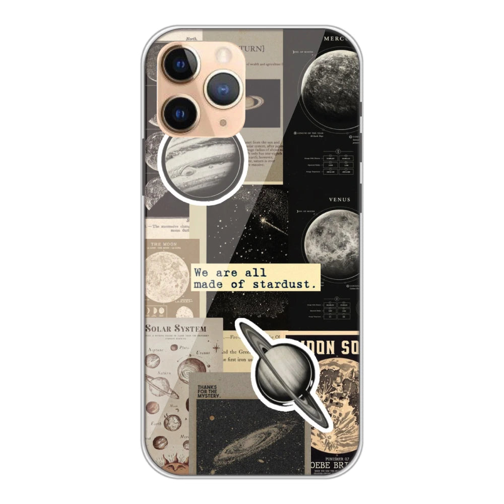 Planets - Printed Silicone Case For Apple iPhone 11 Pro Max