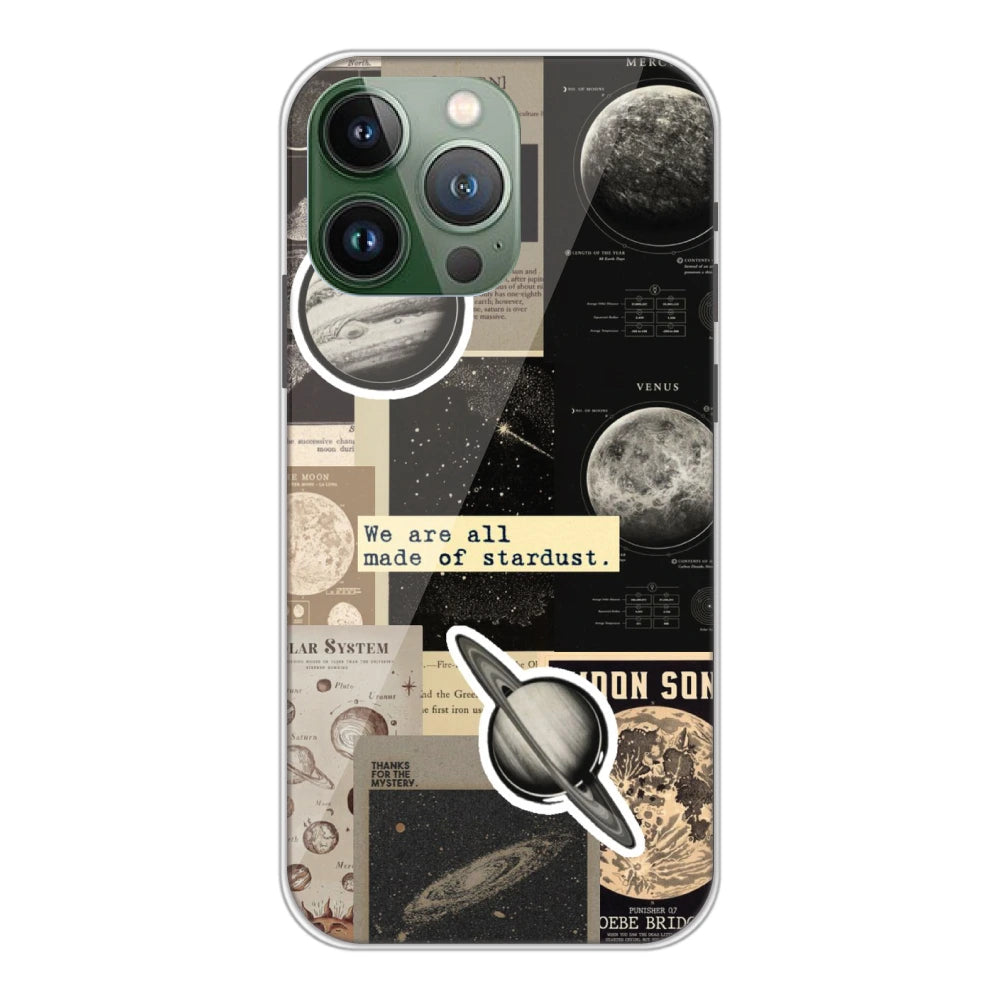 Planets - Printed Silicone Case For Apple iPhone 13 Pro Max