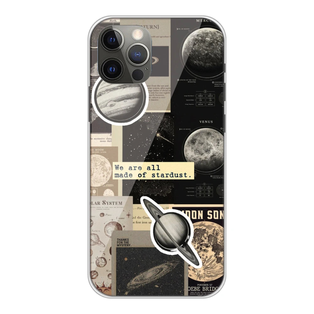 Planets - Printed Silicone Case For Apple iPhone 12 Pro
