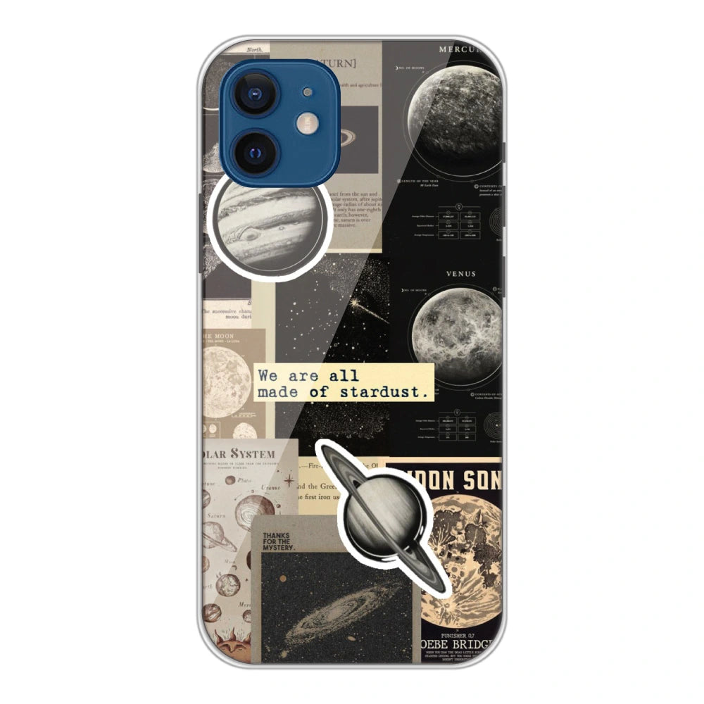 Planets - Printed Silicone Case For Apple iPhone 12