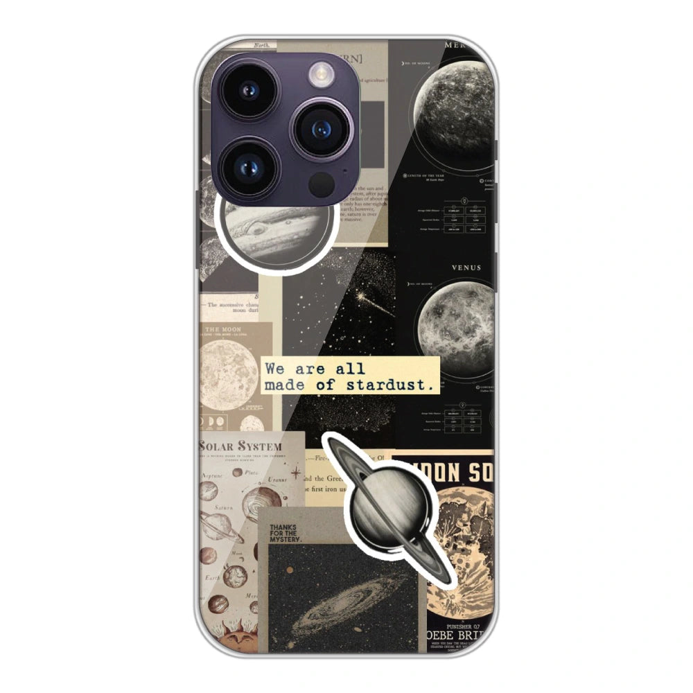 Planets - Printed Silicone Case For Apple iPhone 14 Pro Max
