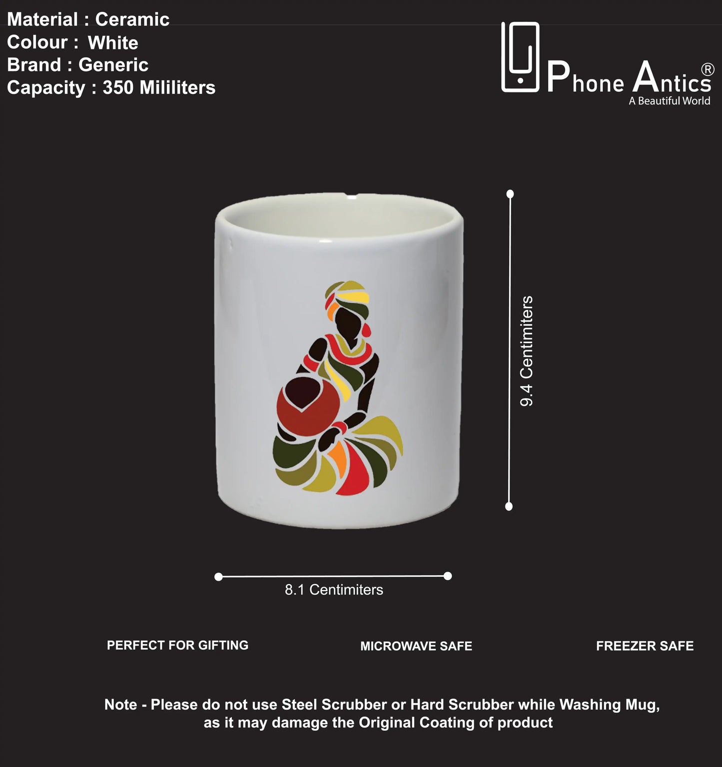 Tribal Lady - Mug Infographic