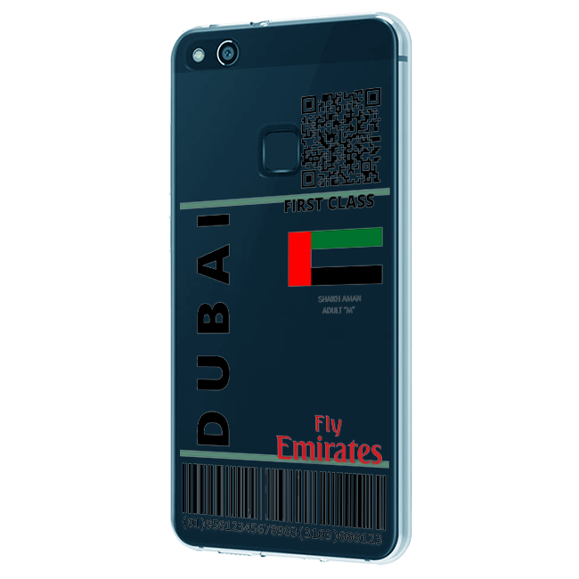 Dubai Ticket - Clear Printed Case For Apple iPhone Models infographic