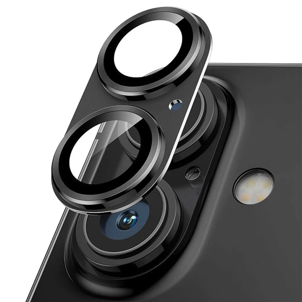 Metallic Camera Lens Protector - Black appe iphone 16 plus