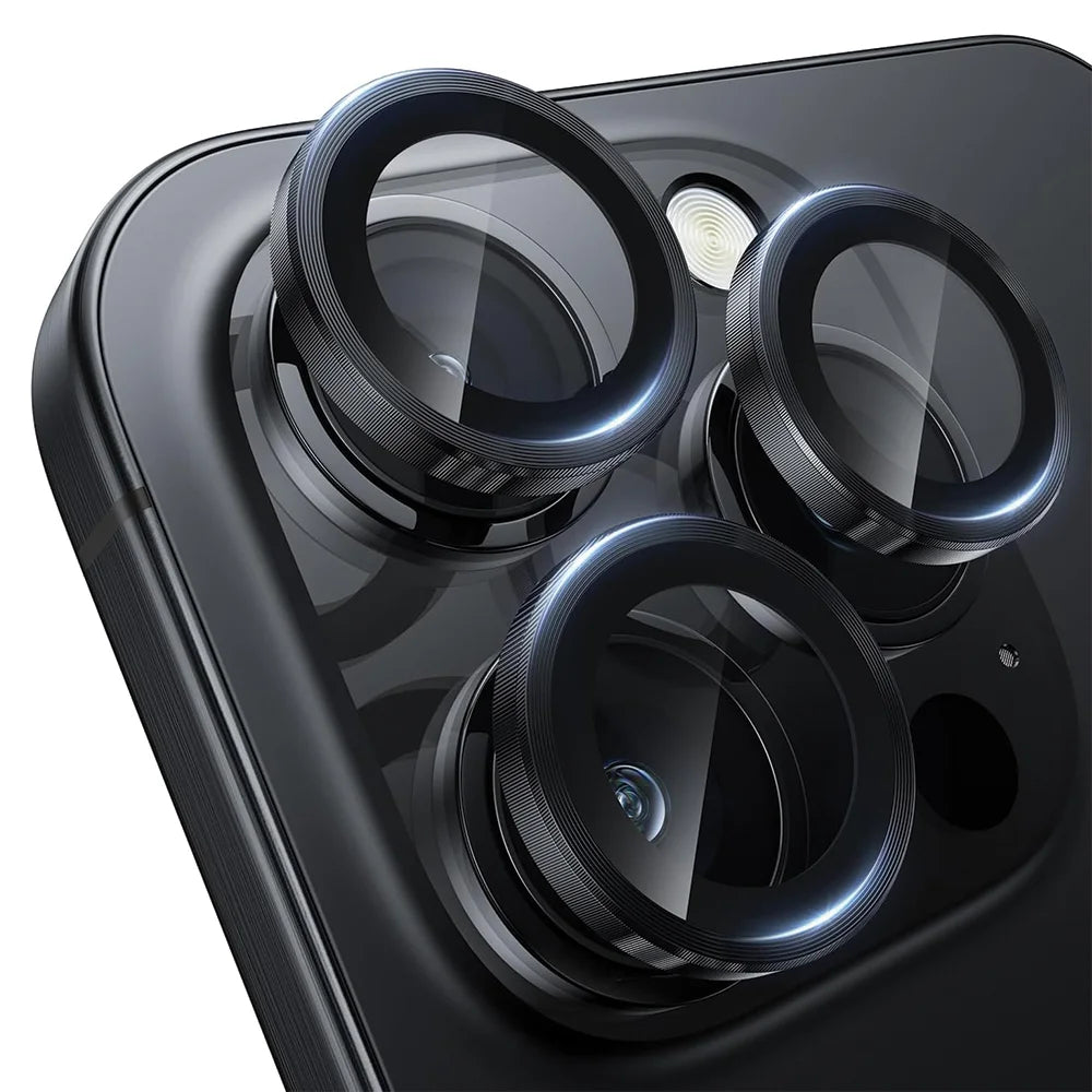 Metallic Camera Lens Protector - Black appe iphone 16 pro