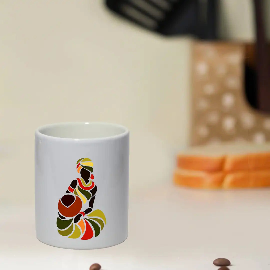 Tribal Lady - Mug Infographic