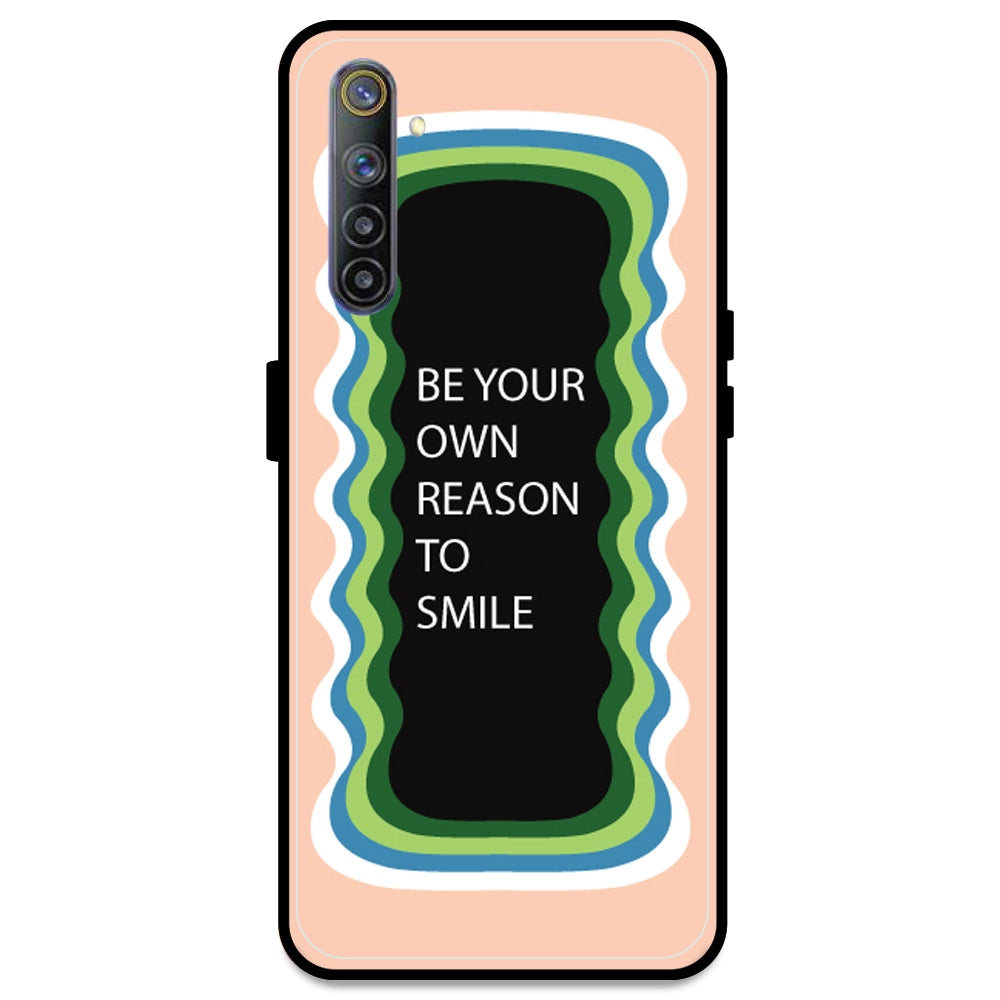 'Be Your Own Reason To Smile' - Peach Armor Case For Realme Models Realme 6