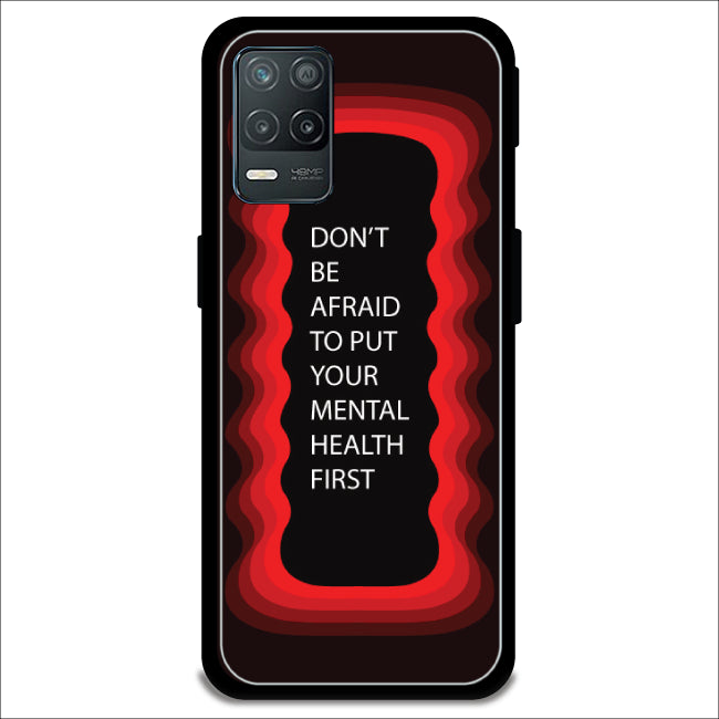 'Don't be Afraid To Put Your Mental Health First' - Red Armor Case For Realme Models Realme 8 5G
