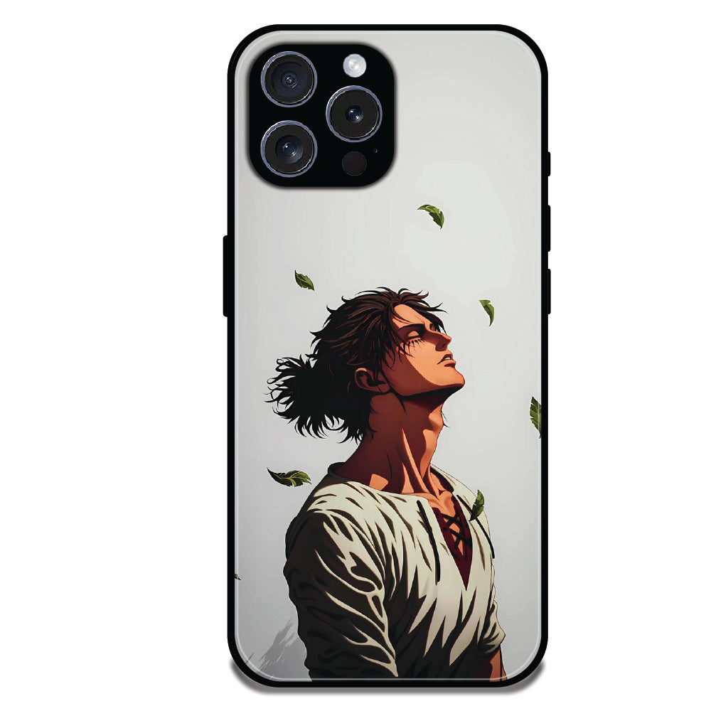 Anime Wanderer Aesthetic - Glossy Metal Silicone Case For Apple iPhone Models