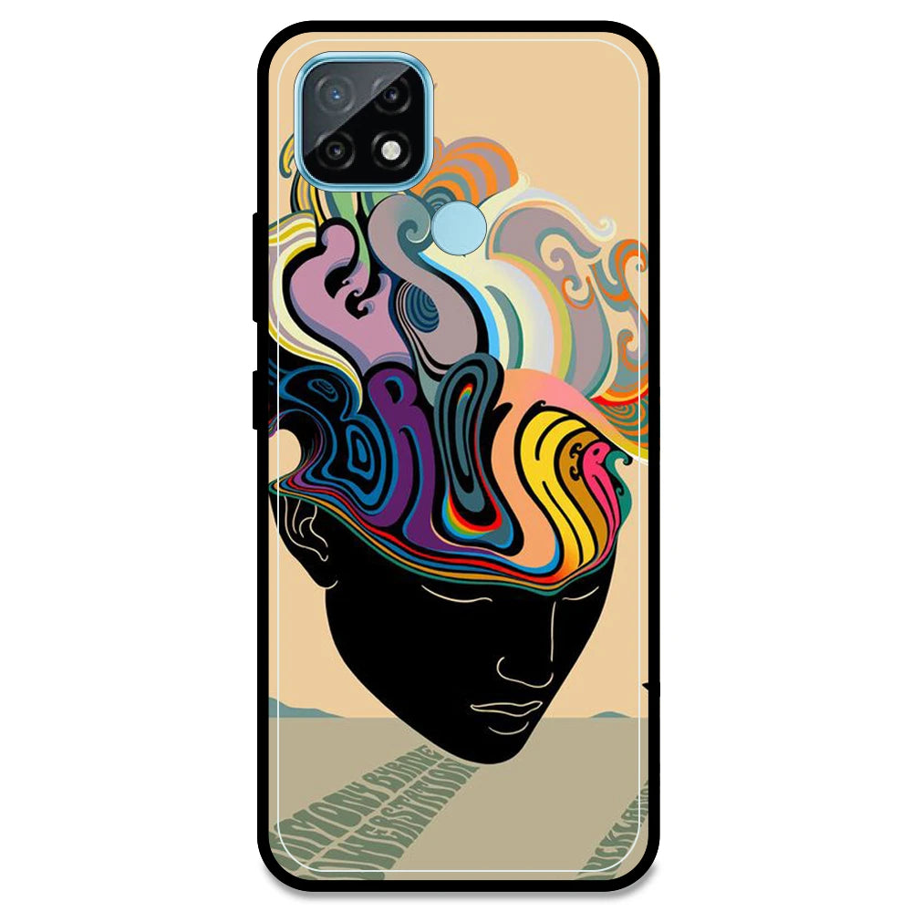 Rainbow Mind - Armor Case For Realme Models Realme C21 (2021)
