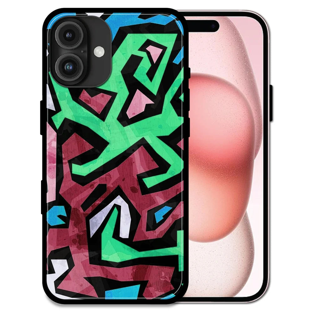 Wild And Wacky - Glossy Metal Silicone Case For Apple iPhone Models
