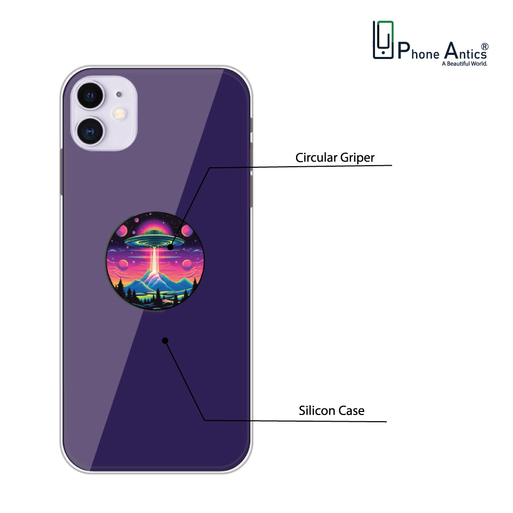 UFO - Silicone Grip Case For Apple iPhone Infographic