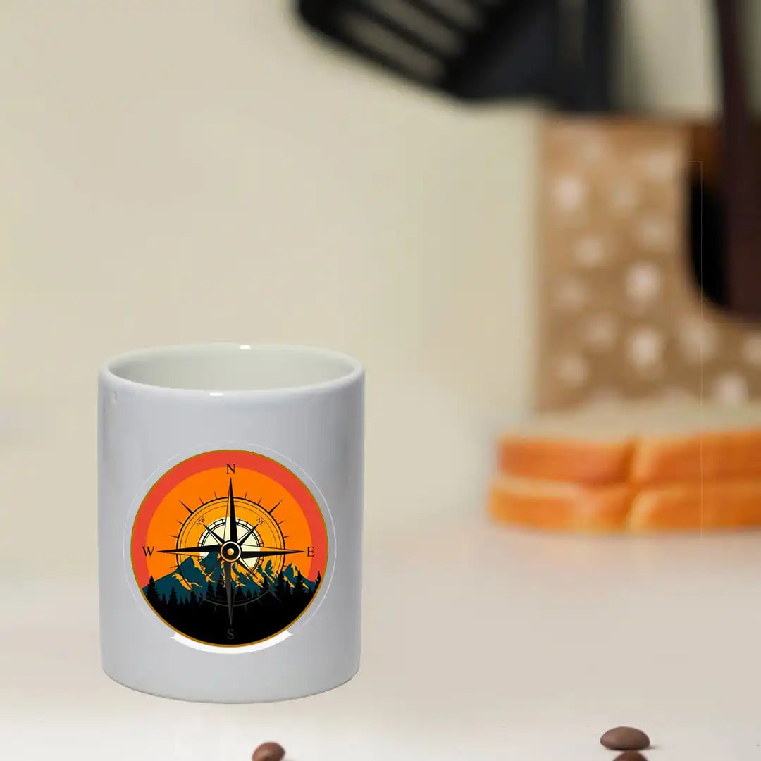 Compass Mountain - Mug Infographic
