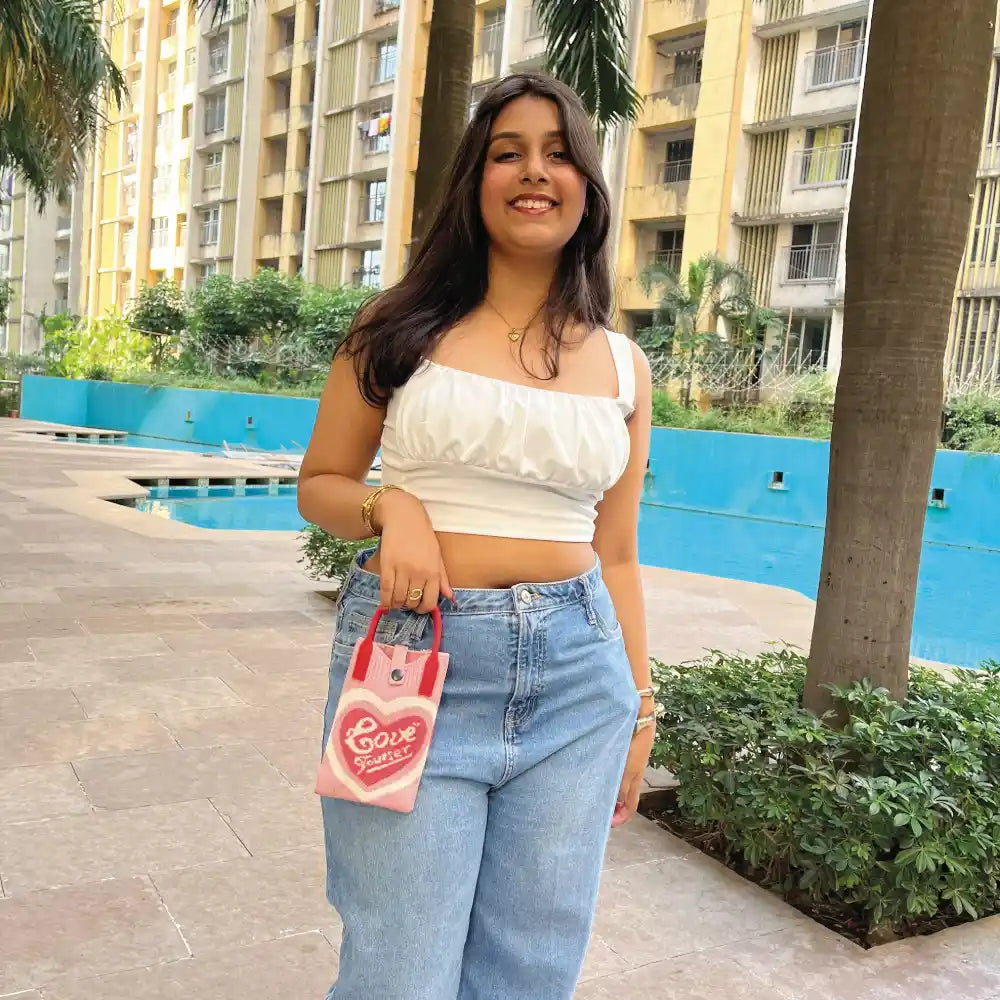 Jute Crossbody Sling Bag for Women Infographic