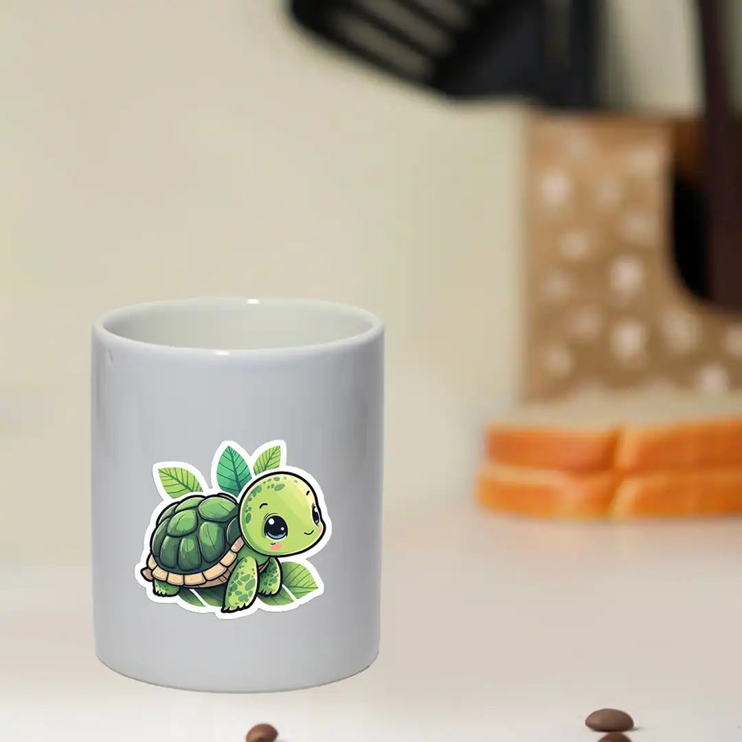 Green Turtle - Mug Infographic